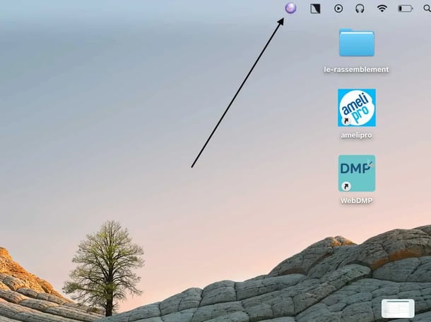 Emplacement de DMP Connect sur macOS