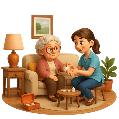 mascotte-citana-infirmiere-liberale-personne-agee