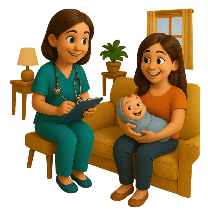 Le parcours périnatalité et le retour à domicile.