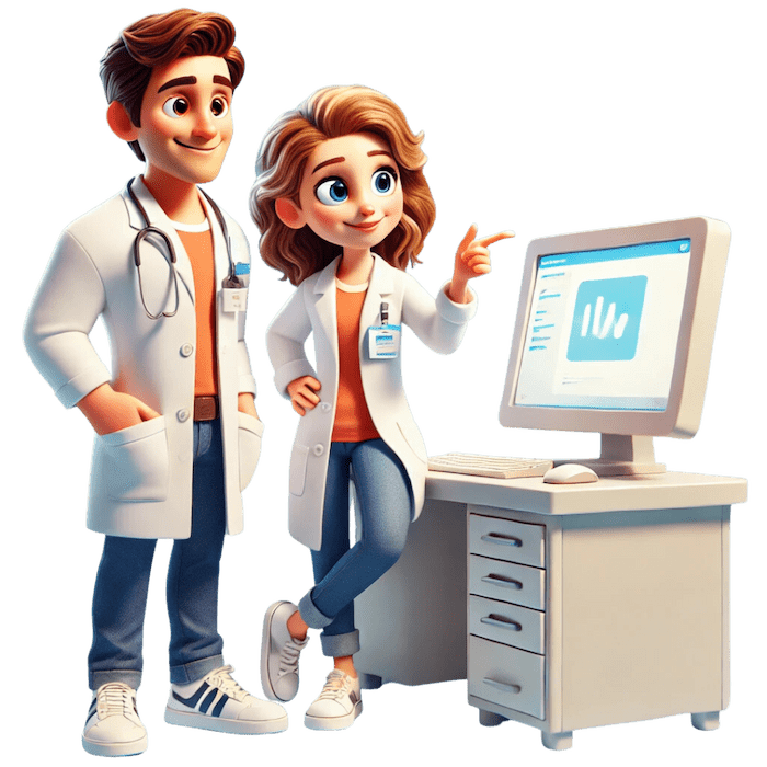 personnages-medecins-ordinateur-avatar-mascotte-700x700