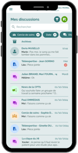 CITANA discussion pour données de santé, sécurisée sur mobile