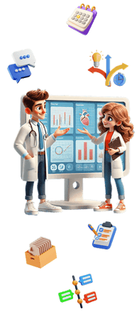 accueil Anamnèse: 3 logiciels e-santé pour couvrir l'exercice coordonné avec Citana, l'optimisation des parcours patient avec Médana, la prévention dans les établissements et entreprises avec Prévana.